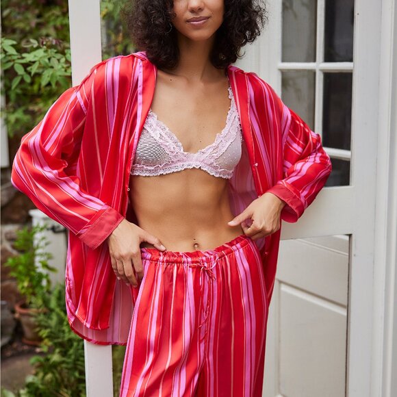 FREE PEOPLE Heart To Heart Bralette / Pink Rose - Picture 6 of 11